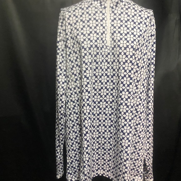 Callaway XXL Weather Series Golf Pullover Long Sleeve Navy White Floral - Picture 1 of 3